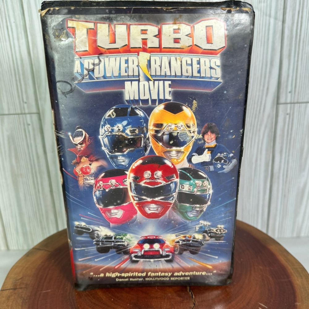 Turbo A Power Rangers Movie VHS 1997 Saban 20th Century Fox Hi-Fi Stereo 4181